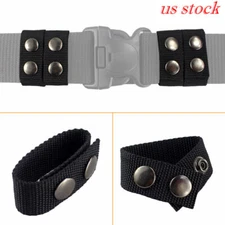Tactical 4-Pack Belt Keeper Double Snaps Strap Holder for 2.25 inch Duty Belt