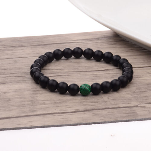 8mm Natural Round Gemstone Bead Handmade Beads Men Women Bracelets Jewelry - Picture 326 of 532