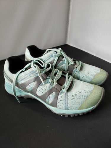 Merrell Siren Hex Q2 E Mesh Hiking Shoes  Bleached Aqua  Size 6.5 Women - Picture 1 of 4