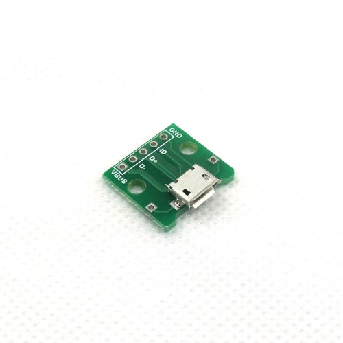 10pcs MICRO USB to DIP Adapter 5pin female connector B type pcb converter - Picture 3 of 4