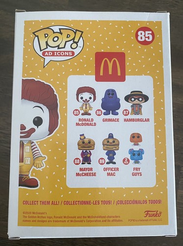 Neu im Karton Funko Pop! Ronald McDonald Vinyl Figur #85 (29) - Bild 2 von 6
