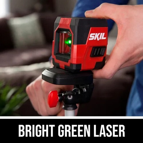 SKIL LL9324G-01 Self-leveling Green Cross Laser with Clamp - Picture 4 of 6