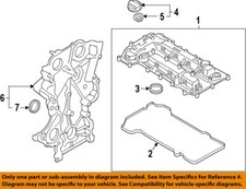 KIA OEM 20-23 Rio Valve Timing Covers-Valve Cover Gasket 224412M010