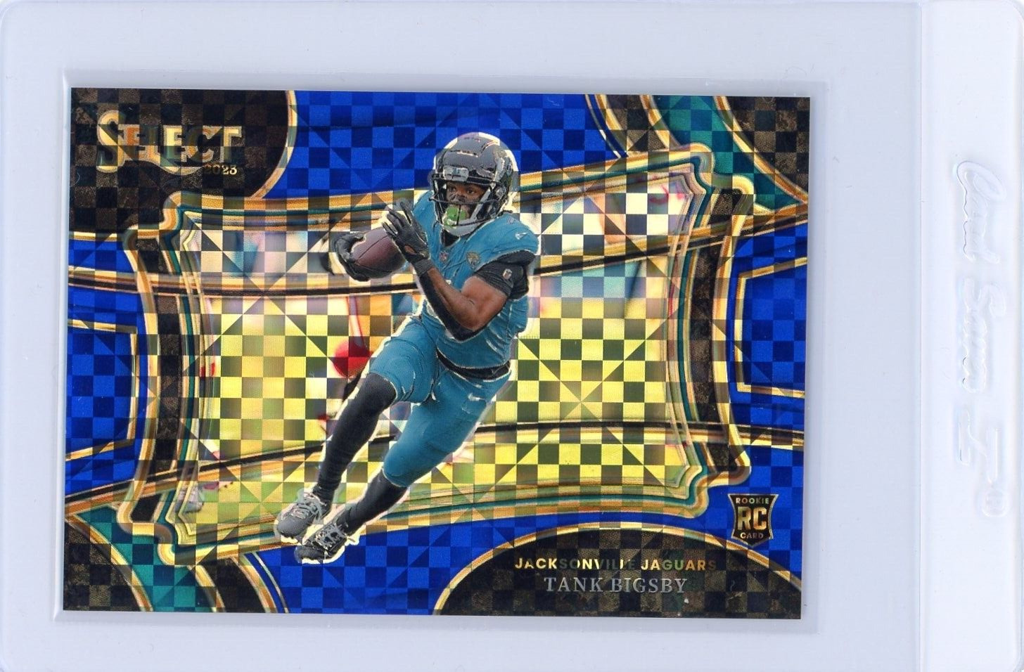 Tank Bigsby 2023 Panini Select /49 Field Level Blue Prizm Jaguars Rookie