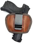 Rh Lh Brown Leather Iwb Owb Sob Pants Holster for Autos Revolver Choose Gun