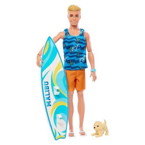 Mattel HPT50 - Barbie - Puppe mit Zubehör, Surfer, Ken - Bild 1 von 4