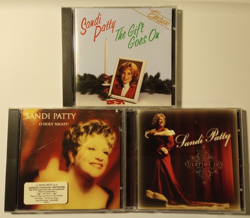 3 CD lot Sandi Patty Sandy Patti Christmas Gift Goes On Holy Night Yuletide Joy - Picture 1 of 10