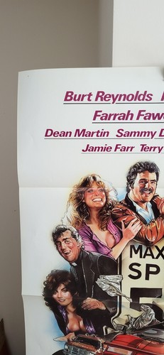 Cannonball Run 1981 OS Movie Poster Burt Reynolds Roger Moore Farrah Fawcett - Bild 2 von 9