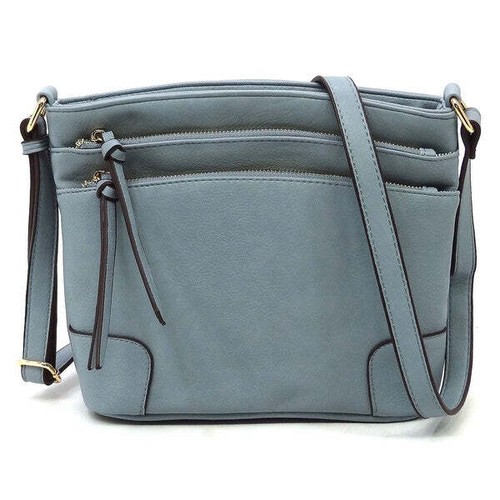 Borsa a tracolla con tasca multi zip moda - Foto 9 di 27