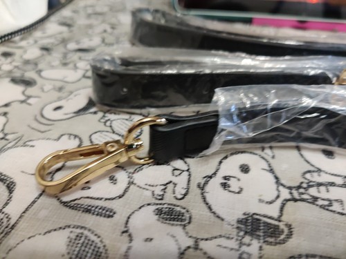 Black Adjustable 1" Purse Strap - Picture 3 of 6