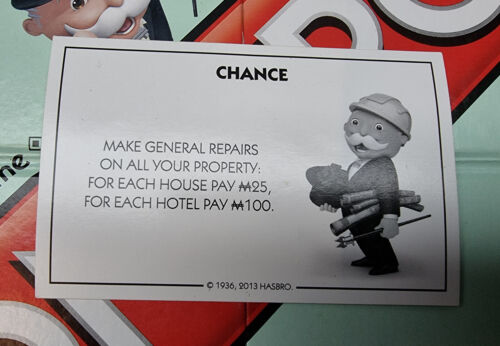Hasbro Monopoly 2013 Choose Your Individual Spare/Replacement Parts - Picture 44 of 80
