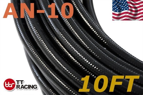 AN-10 5/8" 16mm Push On Loc Lock Fuel Hose Black for Lubricants, Oils - 10ft 3m - Picture 1 of 3