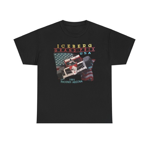 Camiseta unisex de algodón pesado del Gran Premio de Estados Unidos Phoenix Arizona 1991 - Imagen 2 de 7