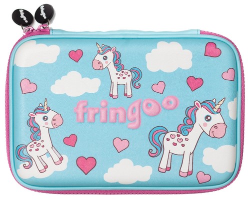 Girls Boys Kids Hardtop Pencil Case Cute Embossed Cover Large Multi-Compartment  - Picture 40 of 66