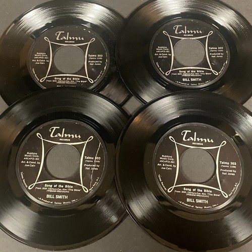 Lot of (4) Bill Smith: The Little Drummer Boy / Song Of The Bible 7" 45's - Bild 2 von 2