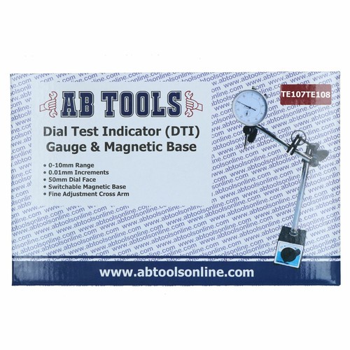 Dial test indicator DTI gauge & magnetic base stand clock gauge TDC TE107TE108 - Picture 6 of 6