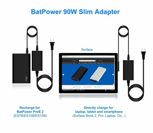 BatPower 148 Wh 40000mAh Microsoft Surface Book 1 externer Akku - Bild 4 von 9