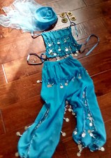 Children's 4-Piece Belly Dance Costume - Authentic Turkish