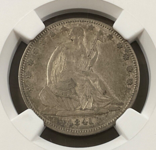 1841-O Seated Liberty Half Dollar 50c NGC VF35 - Picture 2 of 4