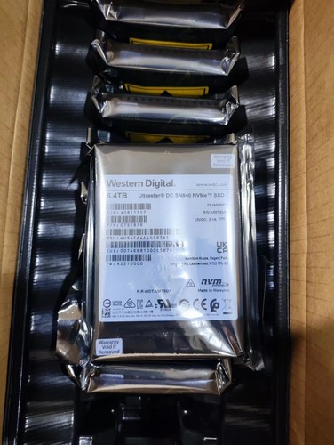 NUEVAS UNIDADES DE ESTADO SÓLIDO WD Ultrastar SN840 6.4TB U.2 SSD NVMe PCIe 3.0 Gen 3 2.5" - Imagen 2 de 2