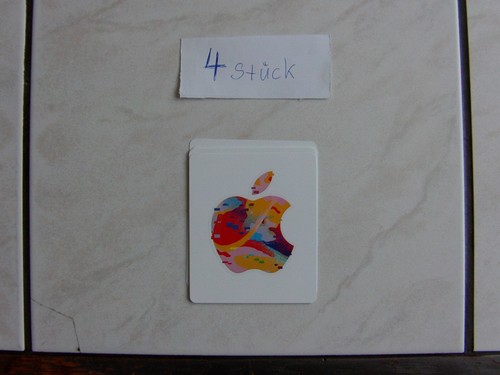 Apple Aufkleber Sticker Original von Apple Gift Cards, Logo, 27 Stück, 5 Motive. - Bild 2 von 5