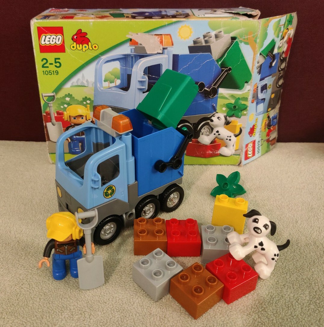 Lego Duplo 10519 Le camion poubelle Complet Garbage Truck