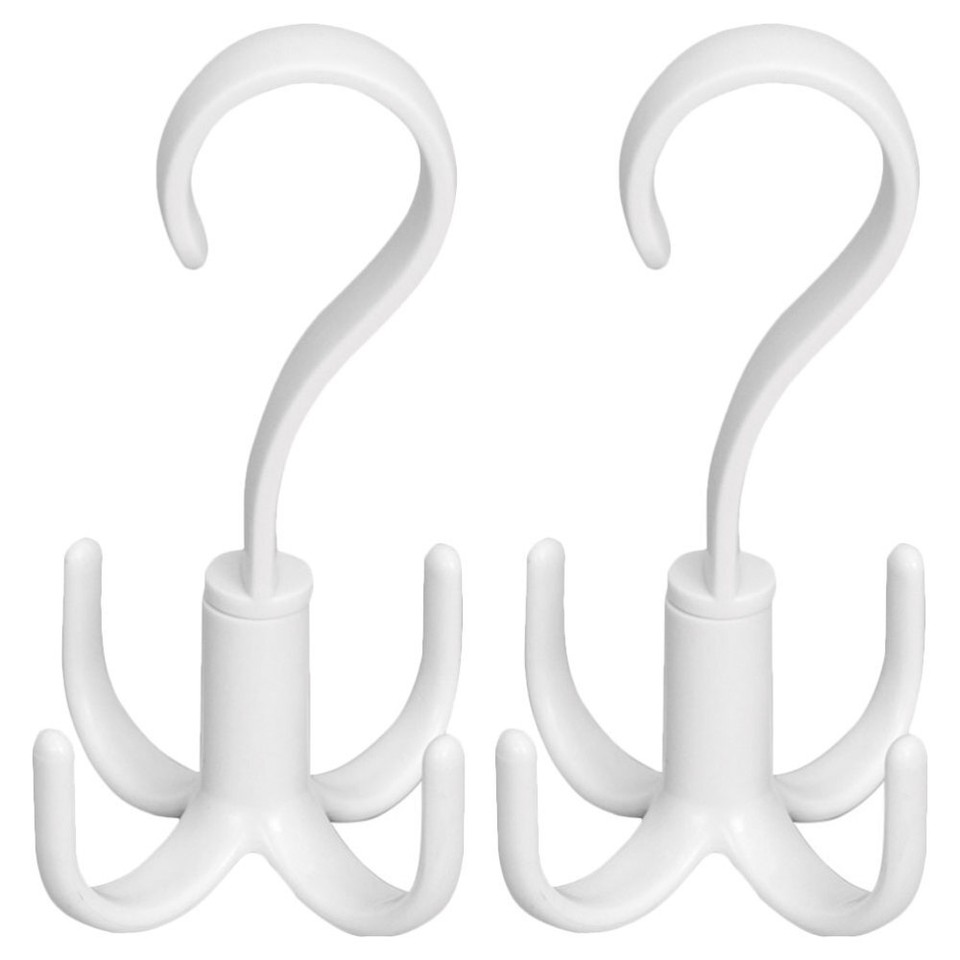 2pcs Belt Hanger Scarf Tie Hanger Closet Organizer Scarf Shoes Handbag