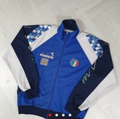 Vintage retro italy football player issue jacket 1990 - 1992 Vintage retro italy football player issue jacket 1990 - 1992