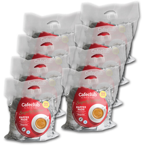 Caféclub Regular 800 Pads, einzeln verpackt Preis inklusive Kaffeesteuer - Bild 1 von 1