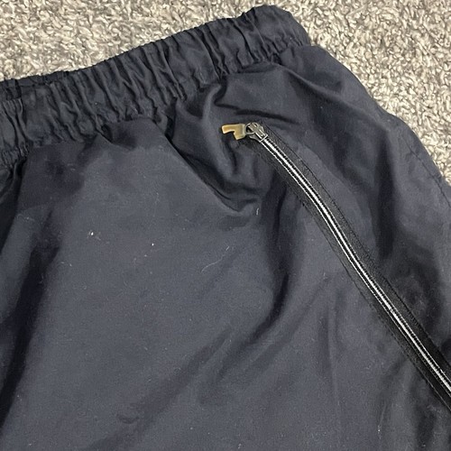 Nike Lined Swishy Warm Up Pants Spell Out Y2K Mens L Black VTG - Picture 3 of 15