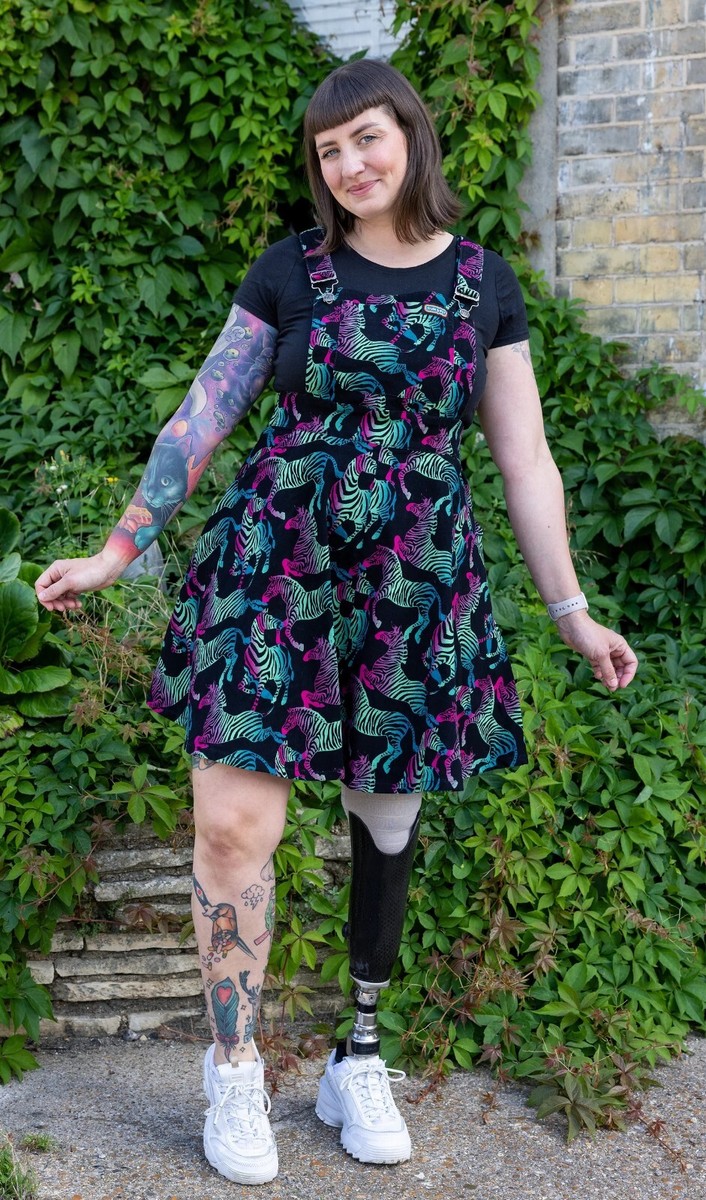Zebra clearance pinafore dress