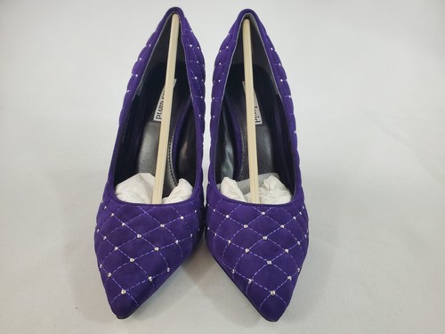 Charles David women shoes heels suede 2C18F090-CDB Castle purple 7.5M $148 - Picture 5 of 12