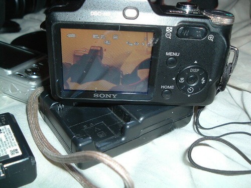 SONYS KAMERA 8.1MP SLT-A55V 16.2MP DSLR ZOOM SAL75300 OBJEKTIV SAL1855 .25MM 1.5M - Bild 11 von 12