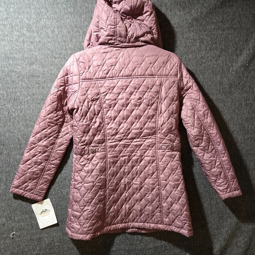 NWT Pacific Trail Quilted Diamond Women's Coat Jacket Small Lilac Chalk Purple - Picture 11 of 12