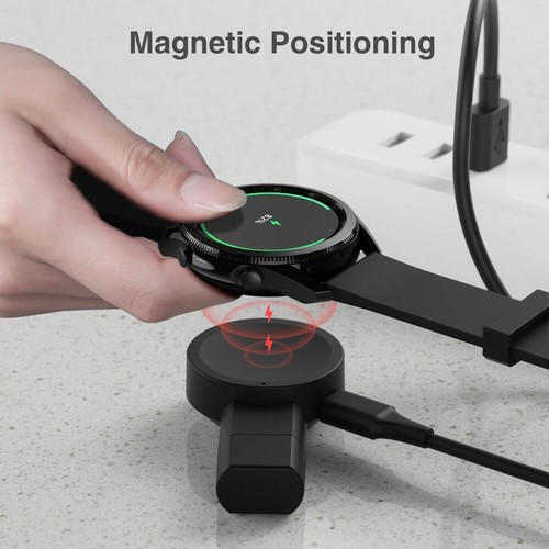 USB+Type-C Dual Mode Magnetic Charger For Galaxy Watch 4 Classic 46/42 3 45/41mm - Picture 8 of 12