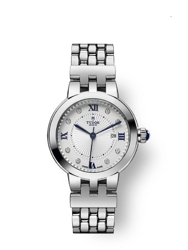 Tudor Clair De Rose, Steel Diamonds 30mm, Ref# M35500-0004, Complete Unworn 2024 - Picture 1 of 4