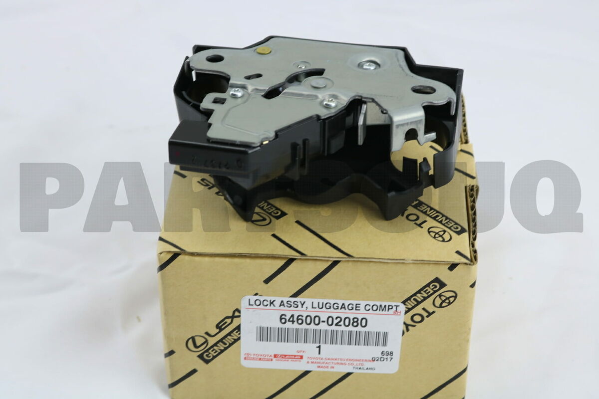 6460002080 Genuine Toyota LOCK ASSY, LUGGAGE COMPARTMENT