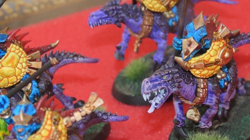 Spiele Workshop Warhammer Eidechsen Saurus Ritter Seraphon Kavallerie gut bemalt - Bild 7 von 10