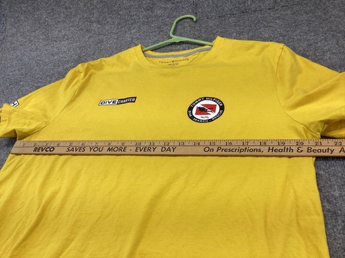 Tommy Hilfiger Shirt Mens Large Yellow DIVER CHARTER TEE Adult unisex - Picture 10 of 12