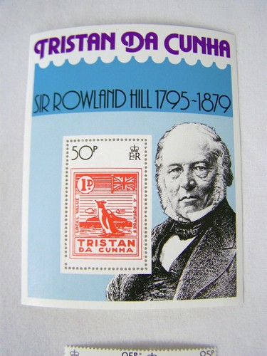 Tristan Da Cunha Stamp Collection Sir Rowland Hill St. Helena 25p, 50p, & 10p - Picture 2 of 9