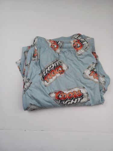 Coors Light Mens Athletic Shorts Pockets Coors Light Cans Light Blue Sz. 40-42 - Picture 9 of 9