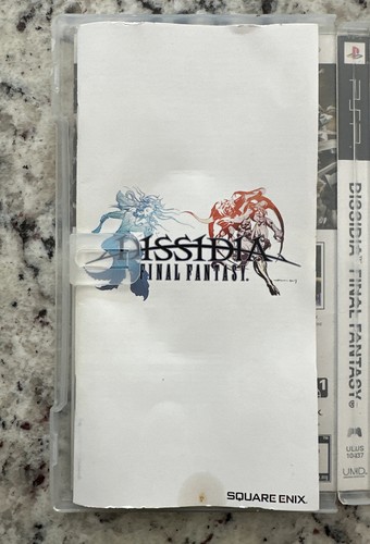PSP Dissidia Finally Fantasy PlayStation Square Enix RPG 2009 Complete - Picture 4 of 8
