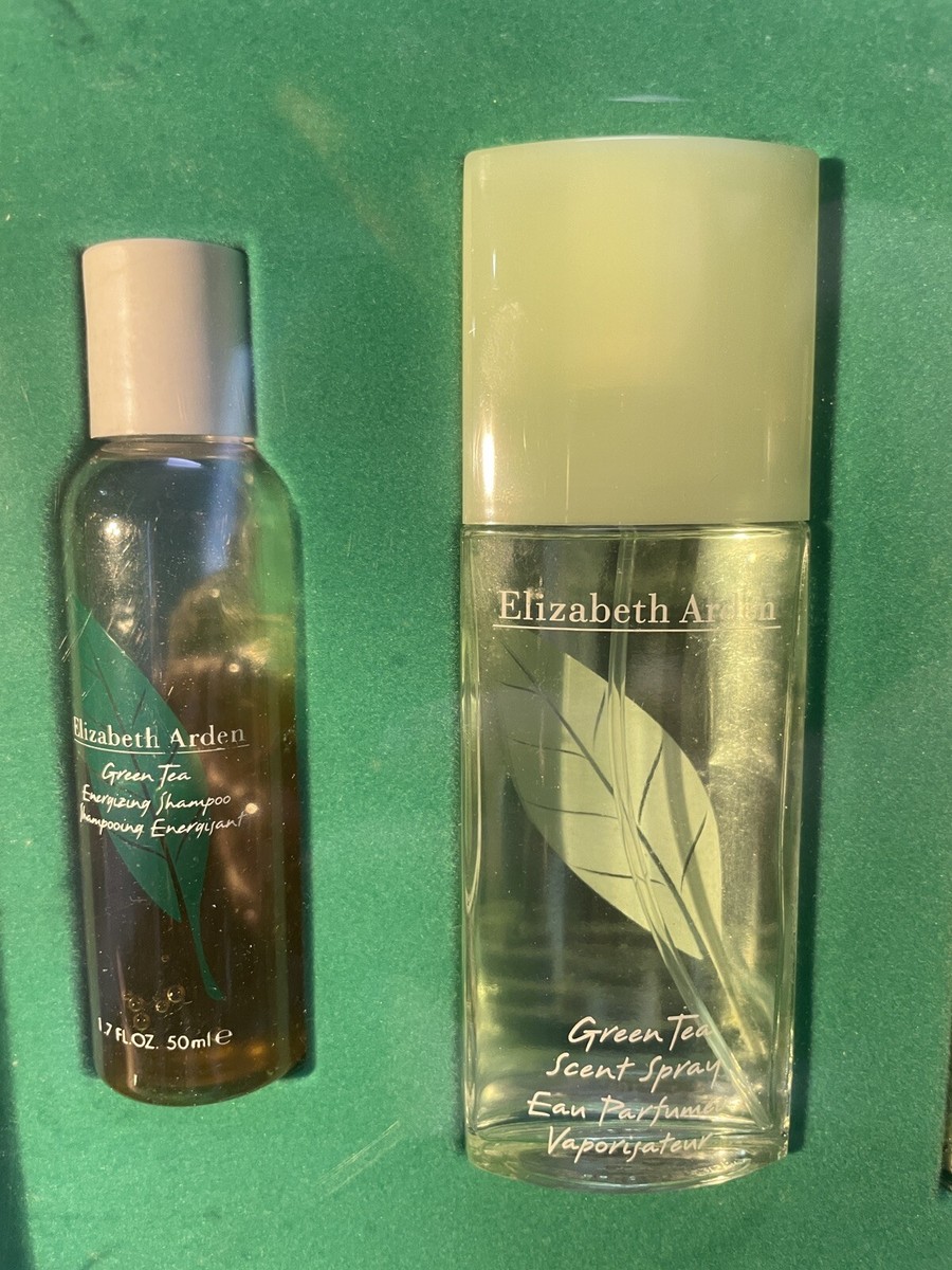 Elizabeth Arden Green Tea 4pcs Gift Set shampoo Spray Bath Stones Cond