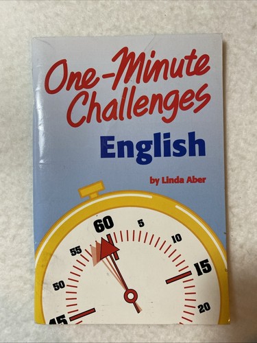 One Minute Challenges English by Linda Aber Paperback Watermill Press 2002