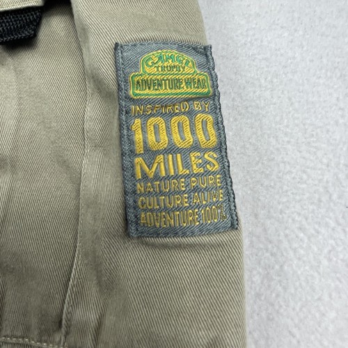 Vintage Camel Trophy Mens Cargo Shorts 34 Beige Hiking Trekking Travel Safari - Picture 4 of 20