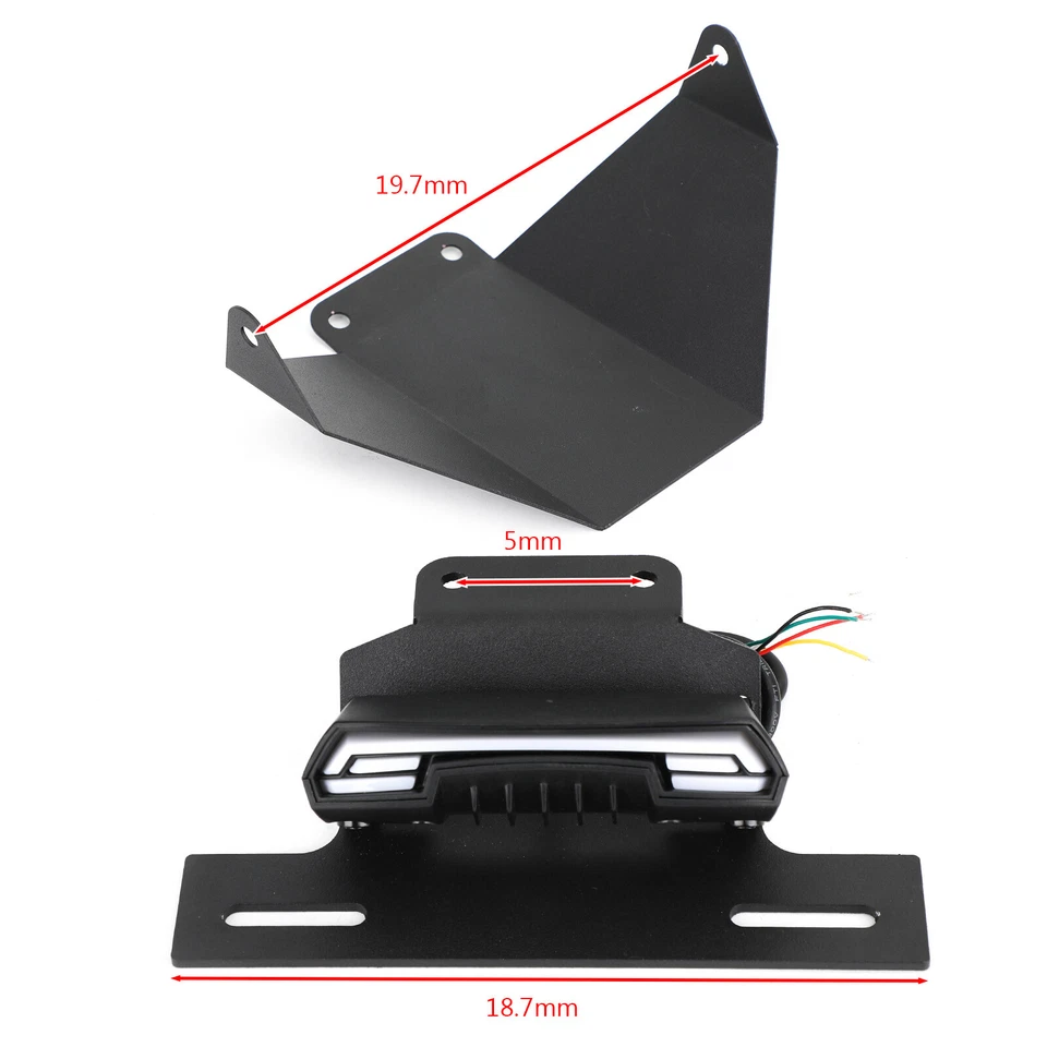 License Plate Holder Frame Bracket fit for YAMAHA BOLT R-SPEC XV950R 2014-2019 - Изображение 3 из 4