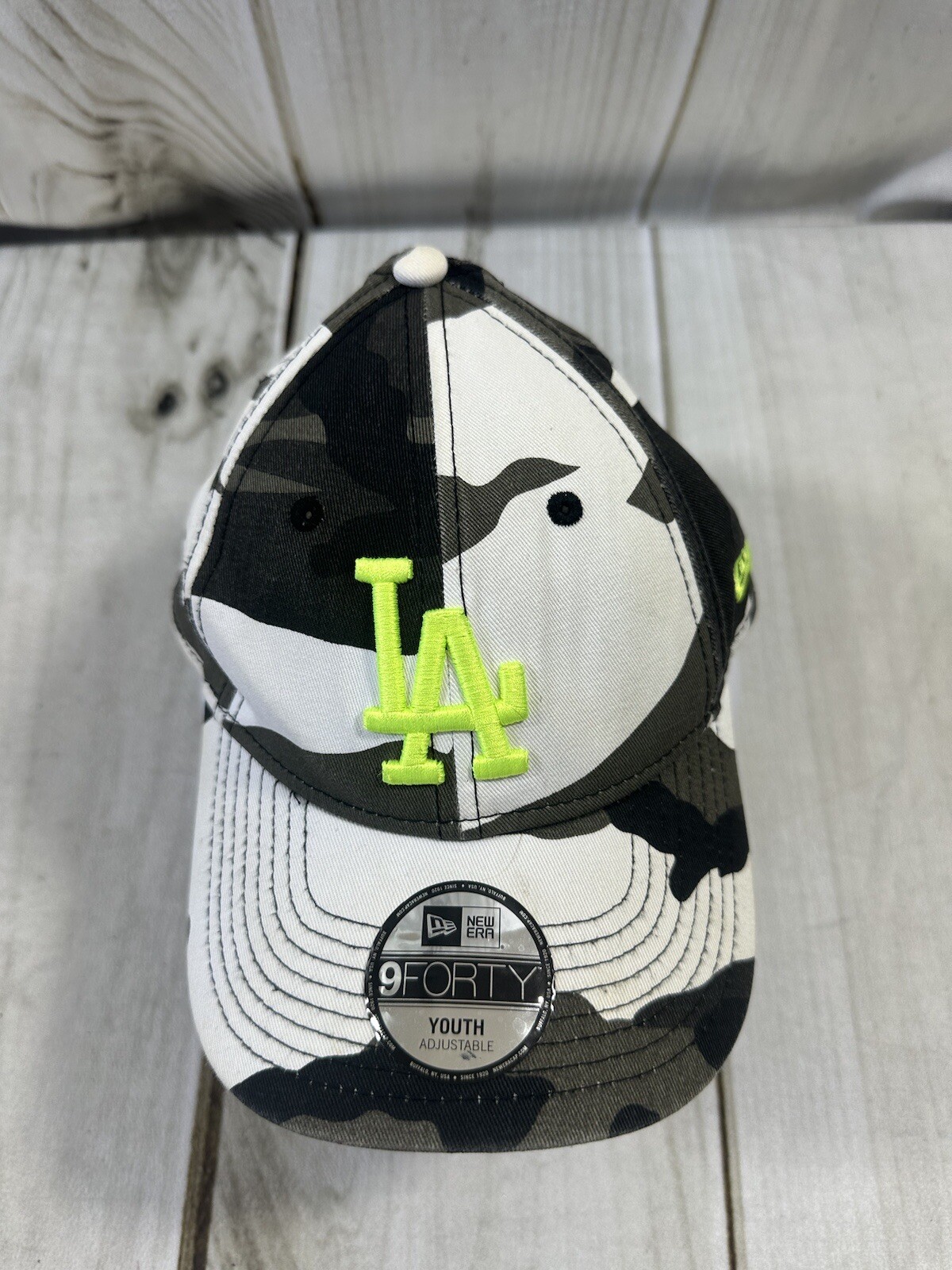 New Era Dodgers 9FORTY Camo Snapback Hat