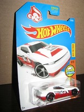Hot Wheels 2016 #29 HW Digital Circuit #9 D-MUSCLE White Variant w/Black OH5Sp