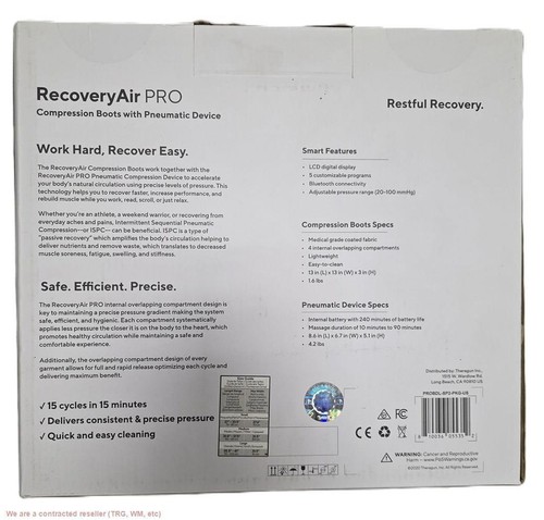 Therabody RecoveryAir PRO - Small - BRANDNEU, VERSIEGELT! - Bild 2 von 2