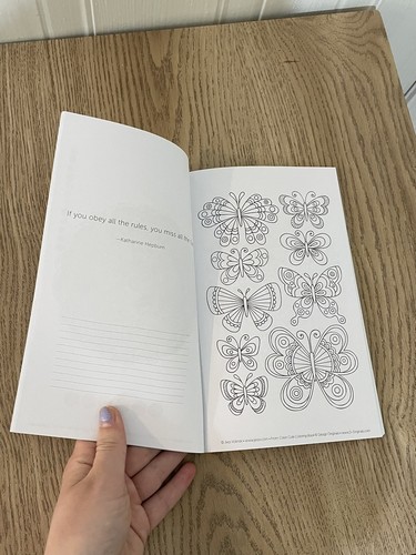 Color Cute Colouring Book By Jess Volinski Paperback Inspiring Quotes - Picture 3 of 4